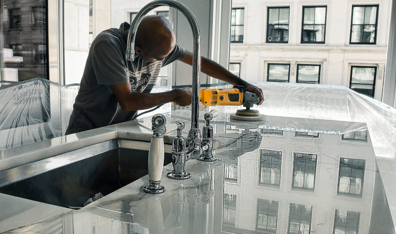 تلميع رخام أرضيات